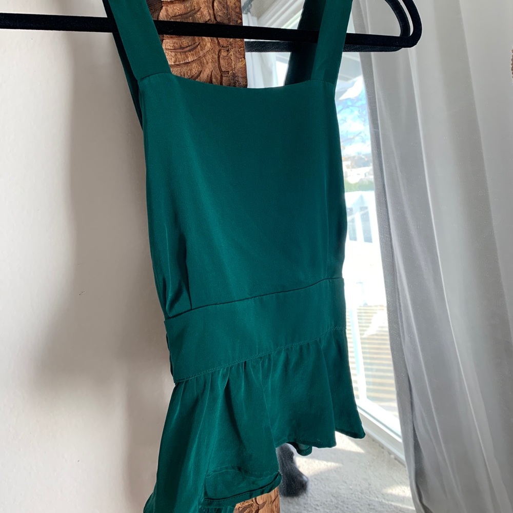 Stone Cold Fox green tank blouse
